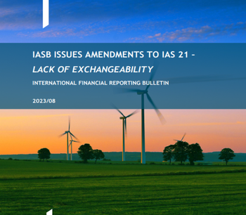 IFRB 2023/08 IASB issues amendments to IAS 21 – Lack of Exchangeability