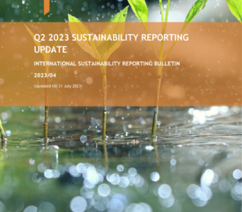 ISRB 2023/04 Q2 2023 Sustainability Reporting Update